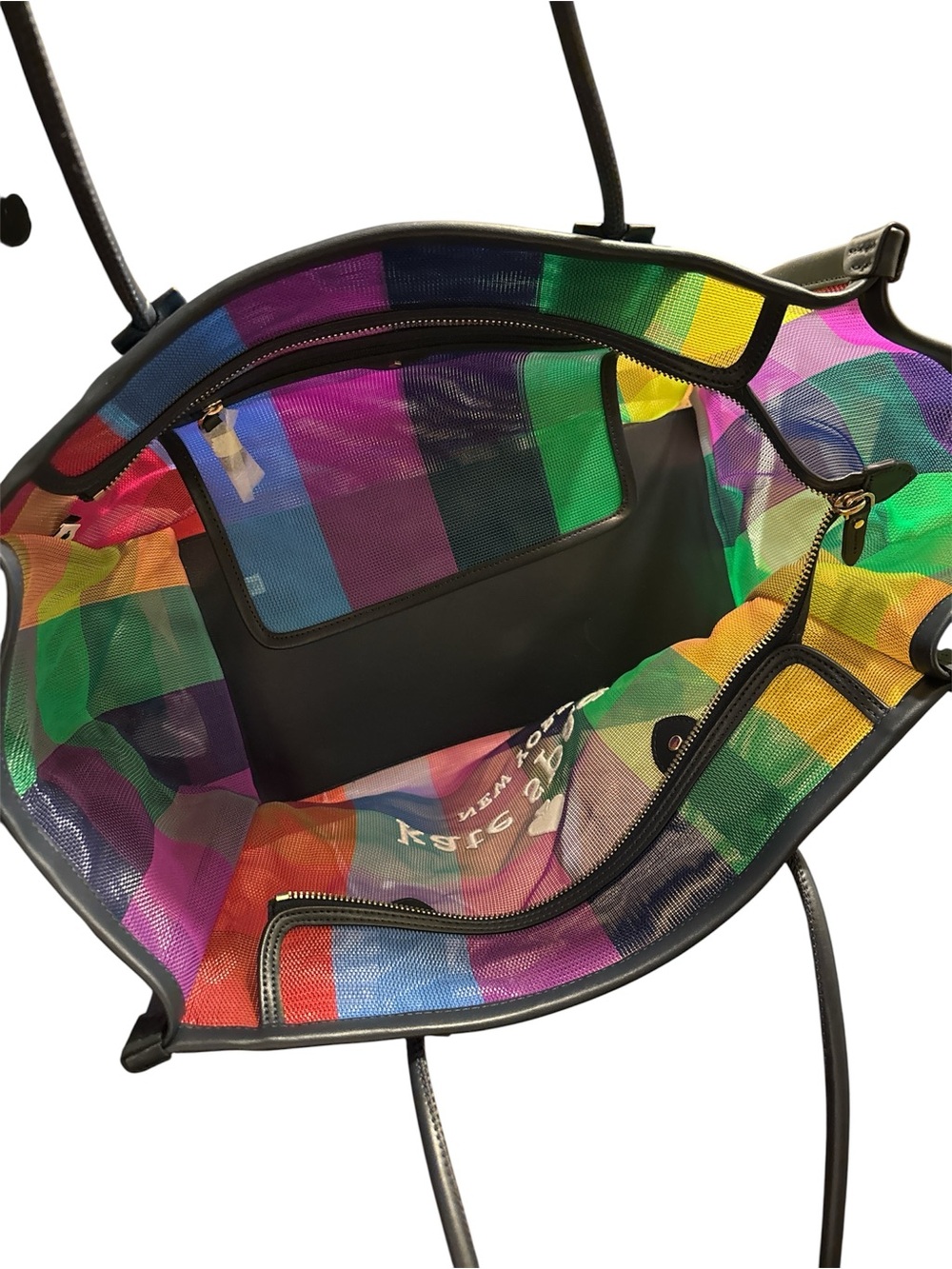 Kate Spade New York Ella Extra Large Rainbow Tote Bag - Picture 6 of 8